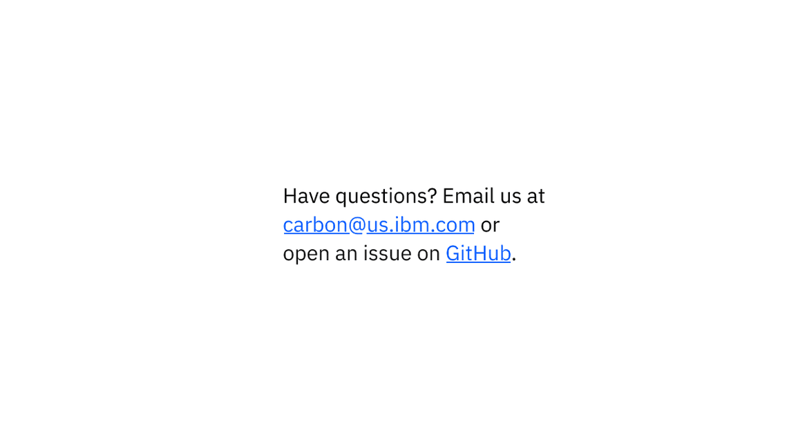 Example shows inline links for email